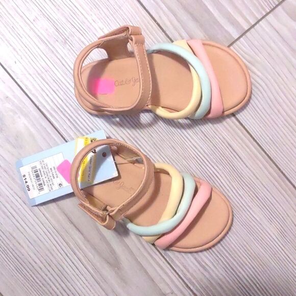 (73-3249)  🔥3/$20🔥  Cat & Jack Tukari Sandals Sz 13 - Picture 8 of 10